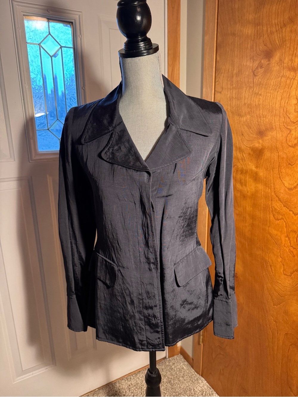 Yoneda Kasuko Vintage 90’s Classic Women's Black Blazer - S